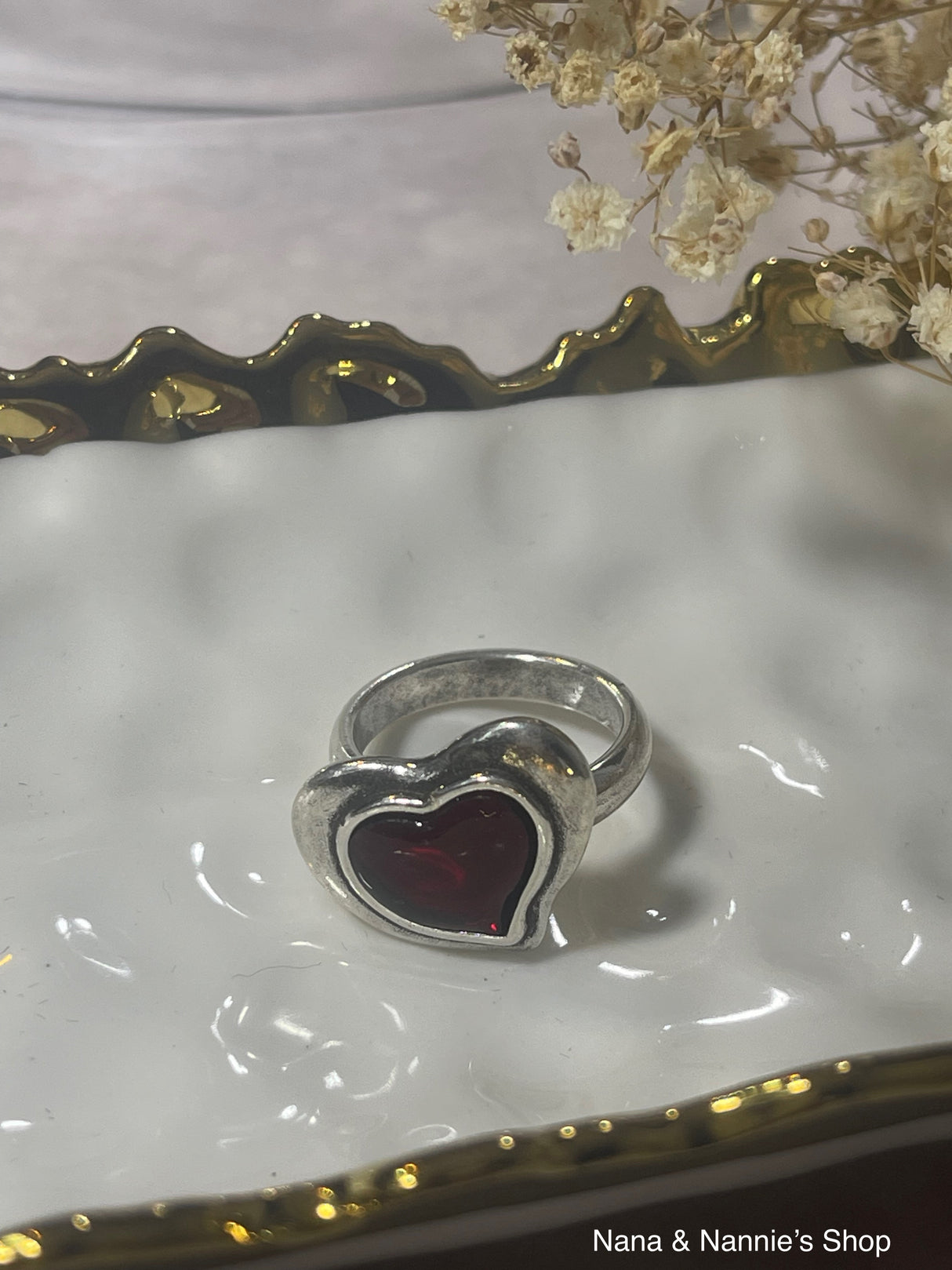 Heart ring by Andrea's Designer
