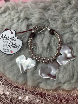Maldita Rita bracelet (heart)