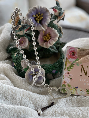 Coolskin necklace with heart