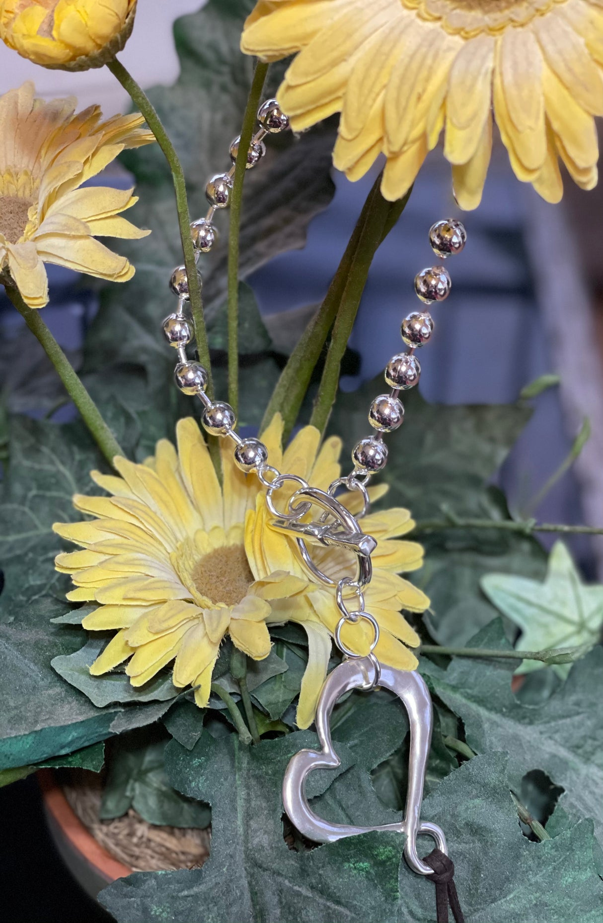 Coolskin necklace with heart