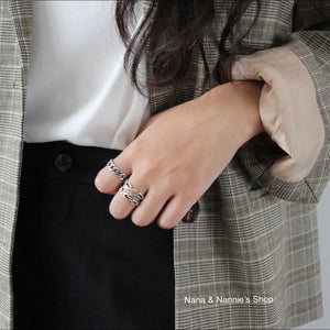 Unisex ring silver 925