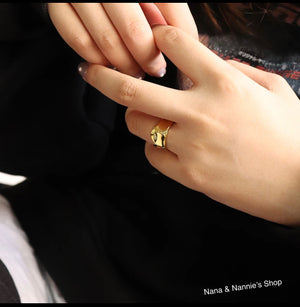 925 sterling silver wave ring