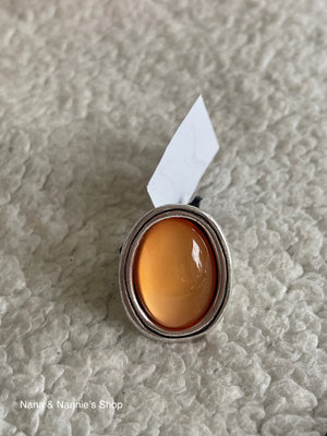 Oval ring made by Andrea's Designer