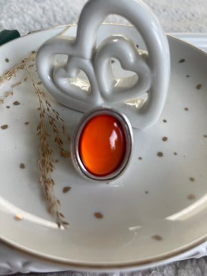 Oval ring made by Andrea's Designer