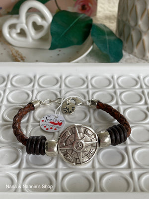 Tra-la-ra leather bracelet