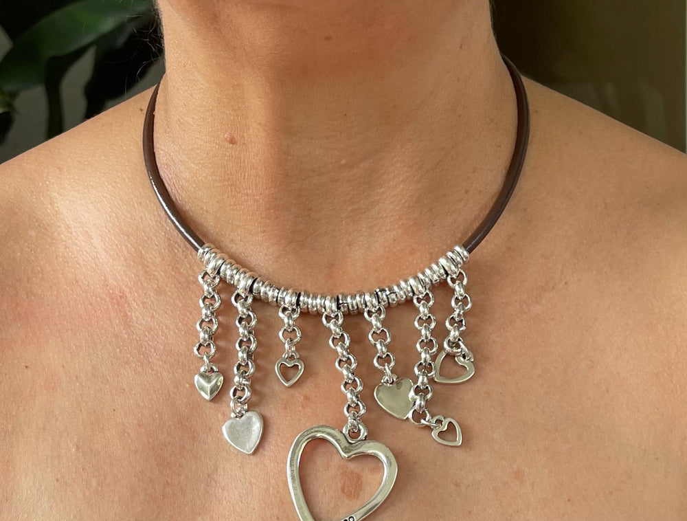 Tucco leather necklace