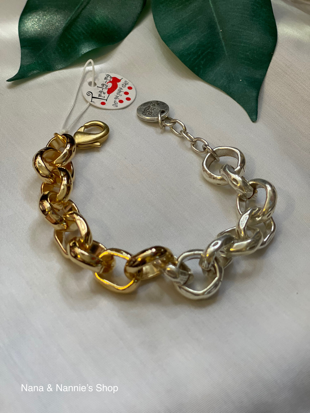 Tra-la-Ra bracelet (two tones)