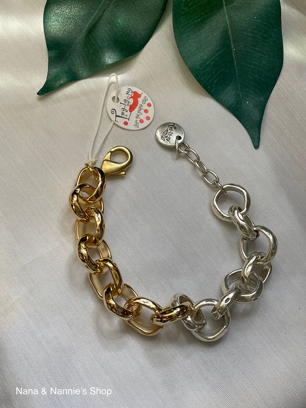 Tra-la-Ra bracelet (two tones)