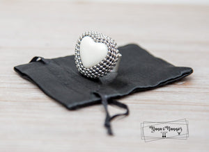 Heart ring (italian designer)