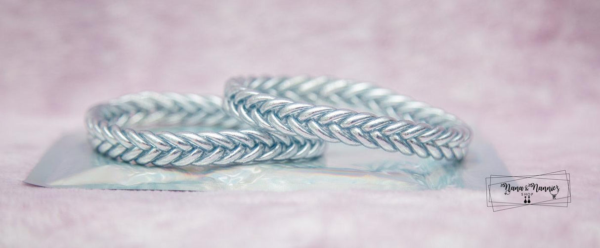 Summer Bless bracelet, braided (trenzada) thin & wide